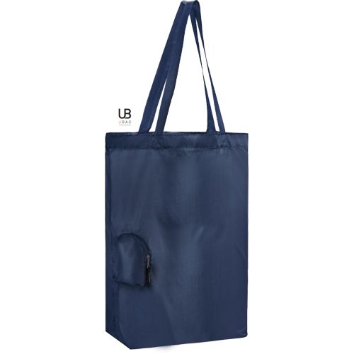 SAC PLIABLE T-BOTTOM 190T POLYESTER AVEC POCHE ZIPPÉE : JANE