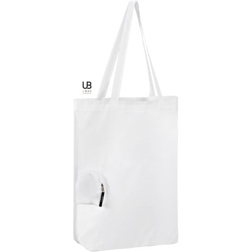 SAC PLIABLE T-BOTTOM 190T POLYESTER AVEC POCHE ZIPPÉE : JANE - 1