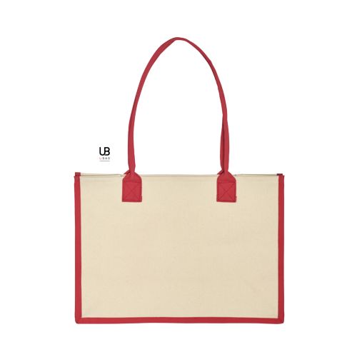 SAC SHOPPING 340GRS COTON CANVAS LAMINÉ AVEC FOND RIGIDE AMOVIBLE : PRINCESSE - 2