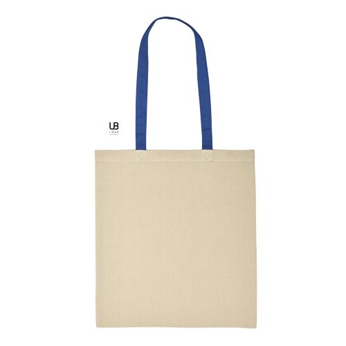 TOTE BAG 220GRS COTON AVEC ANSES COLORÉES : MARIETTA