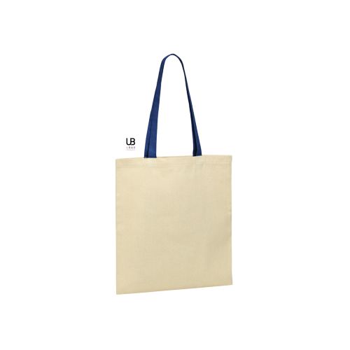 TOTE BAG 220GRS COTON AVEC ANSES COLORÉES : MARIETTA