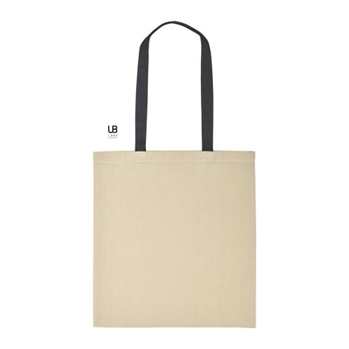 TOTE BAG 220GRS COTON AVEC ANSES COLORÉES : MARIETTA