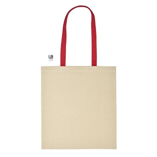 TOTE BAG 220GRS COTON AVEC ANSES COLORÉES : MARIETTA - 2