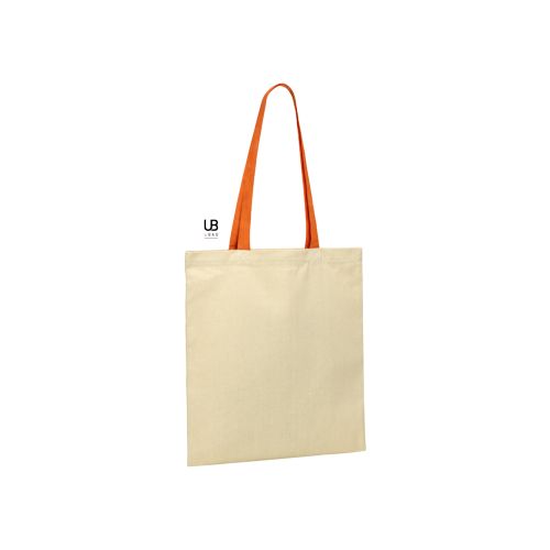 TOTE BAG 220GRS COTON AVEC ANSES COLORÉES : MARIETTA