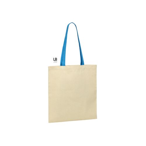 TOTE BAG 220GRS COTON AVEC ANSES COLORÉES : MARIETTA