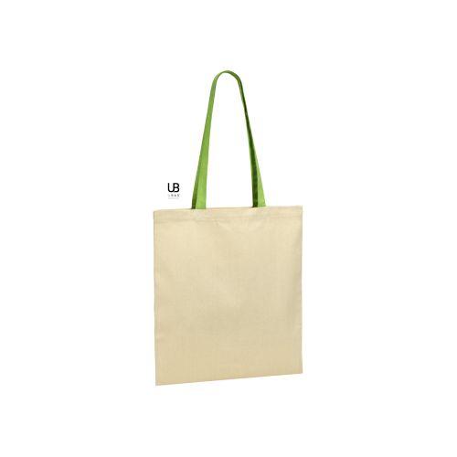 TOTE BAG 220GRS COTON AVEC ANSES COLORÉES : MARIETTA