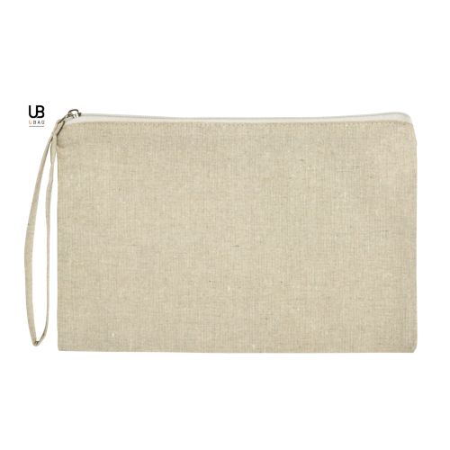 POCHETTE ZIPPÉE 150GRS COTON RECYCLÉ : AUGUSTA