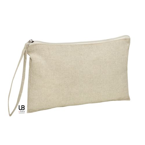 POCHETTE ZIPPÉE 150GRS COTON RECYCLÉ : AUGUSTA