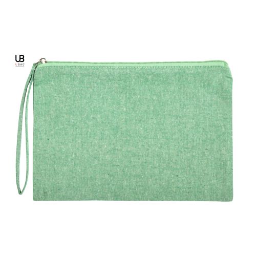 POCHETTE ZIPPÉE 150GRS COTON RECYCLÉ : AUGUSTA