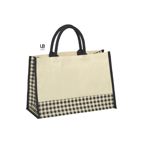 SAC SHOPPING 220GRS COTON CANVAS LAMINÉ : FAUBOURG