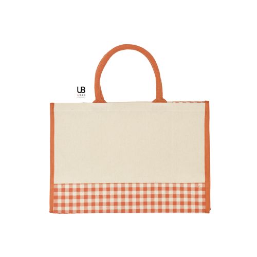 SAC SHOPPING 220GRS COTON CANVAS LAMINÉ : FAUBOURG