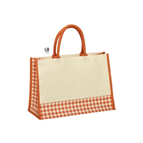 SAC SHOPPING 220GRS COTON CANVAS LAMINÉ : FAUBOURG