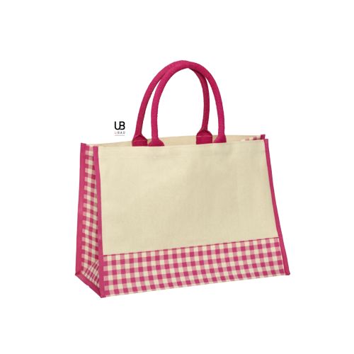 SAC SHOPPING 220GRS COTON CANVAS LAMINÉ : FAUBOURG
