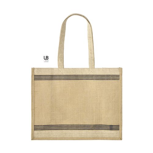 SAC SHOPPING JUTE AVEC RAYURES : CLAUDIA - 2