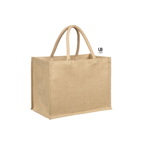 SAC SHOPPING JUTE AVEC ANSES RONDES : BELEM - 1