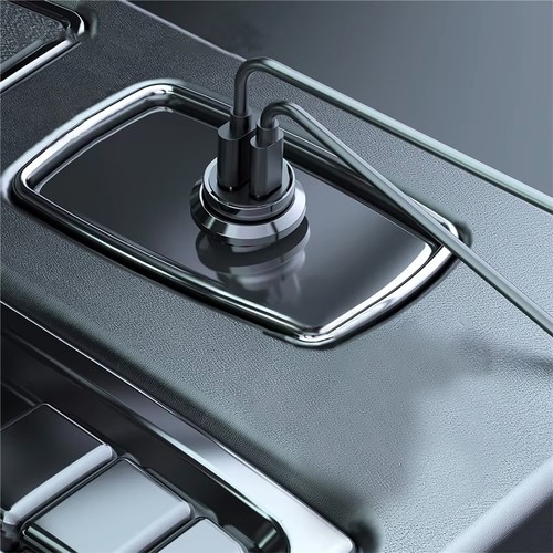 Chargeur Allume Cigare Compact en Aluminium double entrée USBA+ USBC - 30 WATT thumbnail 4
