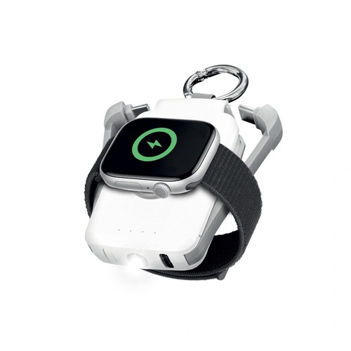Powerbank Porte Clefs 2000mah Lightning / Type C + Apple watch - Blanc thumbnail 4