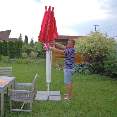 Parasol carré 3x3m Tokyo - 5