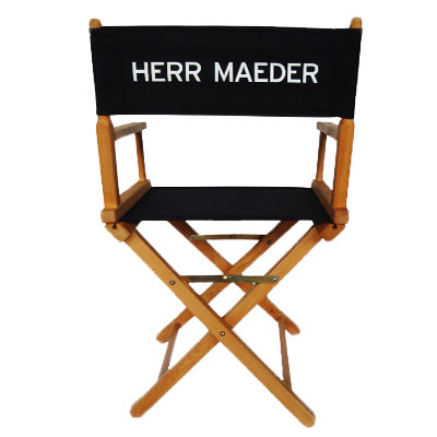 Fauteuil metteur en scene bois - 2