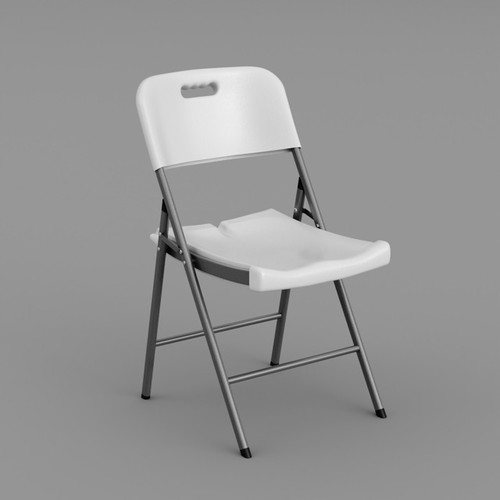 Chaise pliante basse - 1