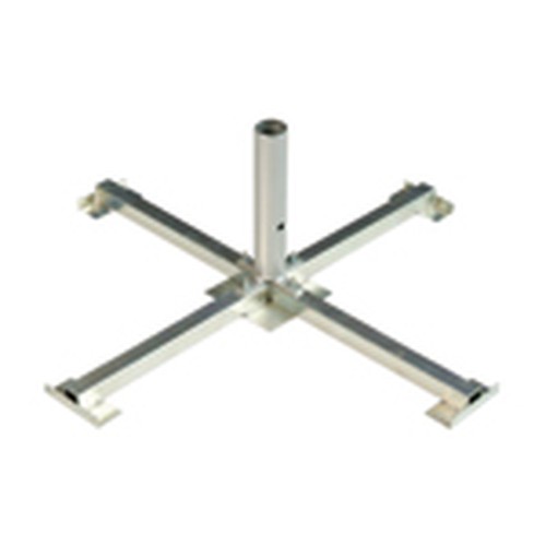 Pied croisillon metal sans dalles - 1