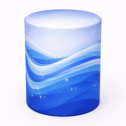 Pouf publicitaire Roller 43x43cm - 1