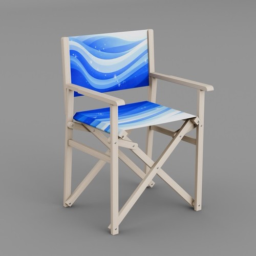 Chaise metteur en scène en bois Nemo - 1