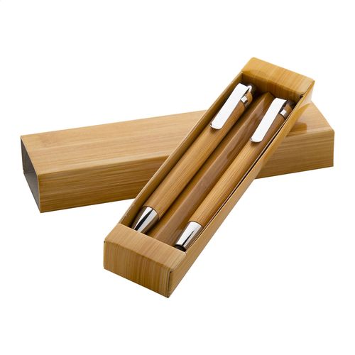 Set Stylo À Bille Stylet Et Porte-Mine En Bambou Seshania - 2