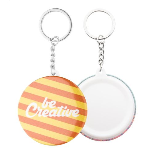 Pin Button Keyring KeyBadge Mini