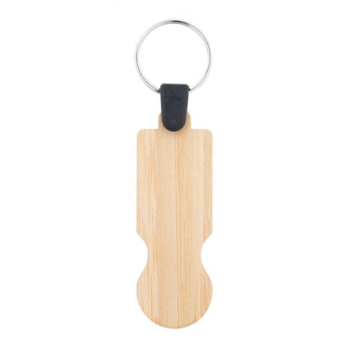 Porte-Clés Jeton En Bambou BooCart EU - 3