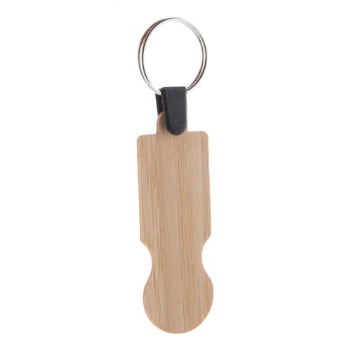 Porte-Clés Jeton En Bambou Boocart Eu - 1