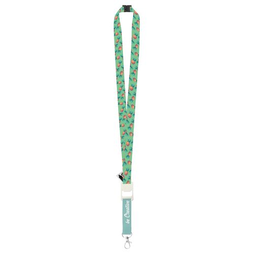 Custom Sublimation Lanyard Subyard Drink Safe RPET