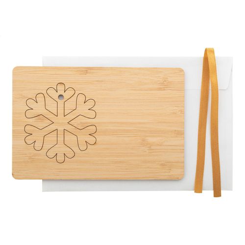 Christmas Card, Snowflake BooCard