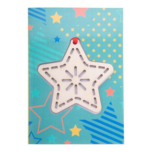 Christmas Card, Star TreeCard