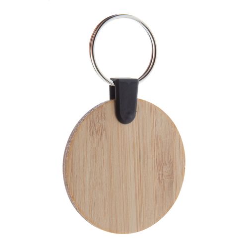 porte-clés en bambou rectangle Bambry - 1