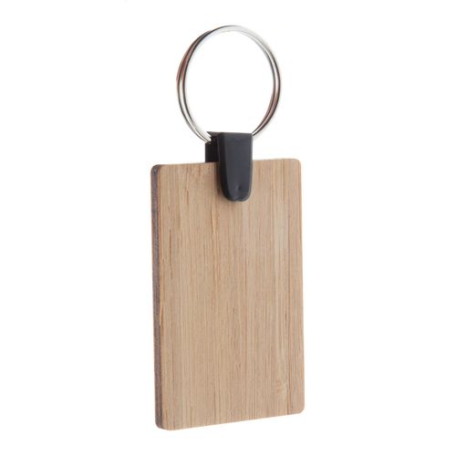 Porte-Clés En Bambou Ovale Bambry - 1