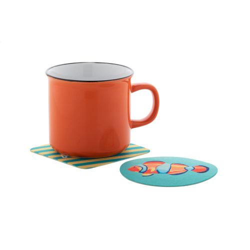 Rpet Felt Coaster, Circle CreaFelt Drink Rpet Felt Coaster, Circle CreaFelt Drink