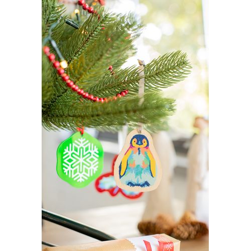 Décoration De Sapin De Noël Personnalisée Creajul Wood thumbnail 8