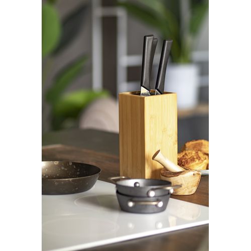Bloc De Couteaux En Bambou Santoku - 2