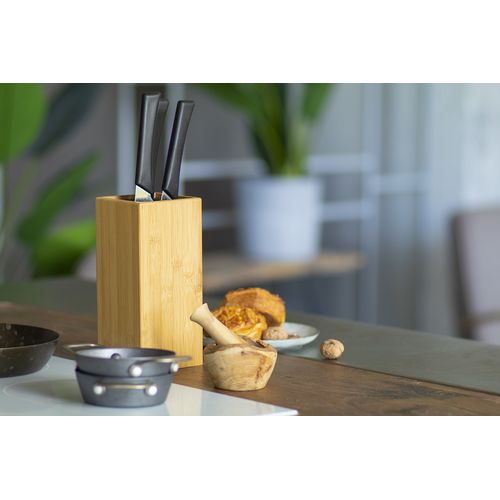 Bloc De Couteaux En Bambou Santoku - 3