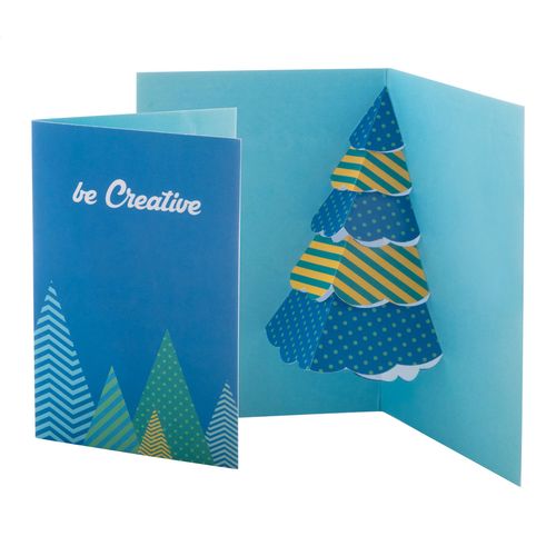 3D Christmas Card, Christmas Tree Dimensions