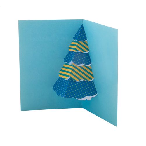 Carte De Noël 3D, Sapin De Noël Dimensions - 5