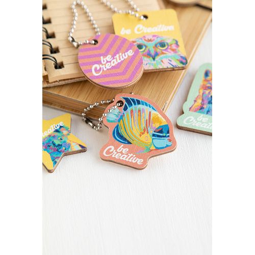 Porte-Clés Sur Mesure Creafob Wood thumbnail 16