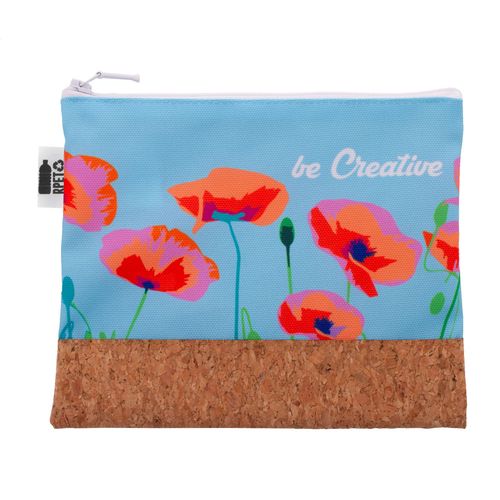 Custom Cosmetic Bag CreaBeauty Cork M RPET Custom Cosmetic Bag CreaBeauty Cork M RPET
