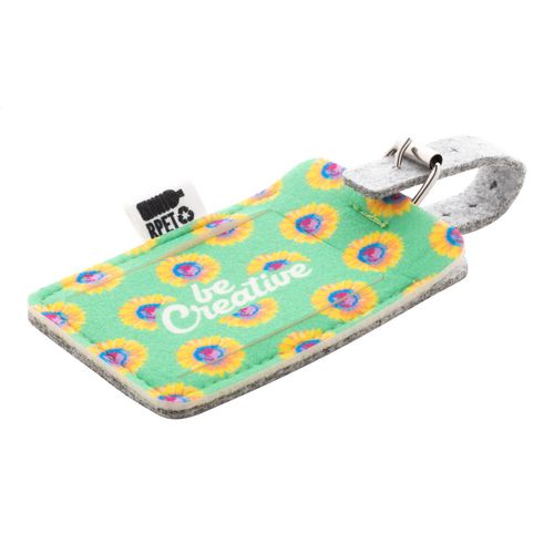 étiquette de bagage RPET personnalisable CreaFelt Tag - 2