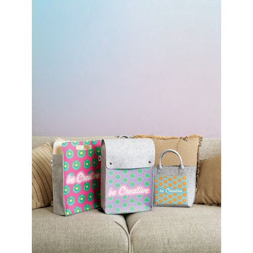 sac à provisions RPET personnalisable CreaFelt Shop D - 4