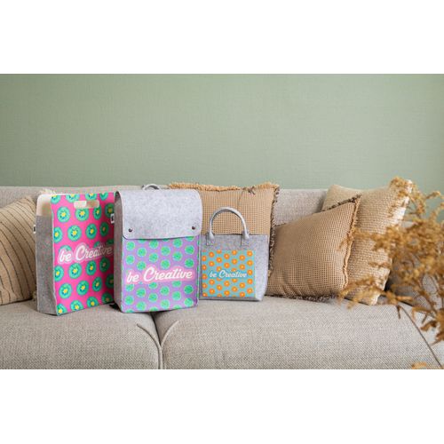 sac à provisions RPET personnalisable CreaFelt Shop D - 5