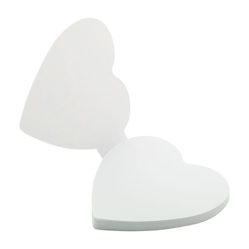 Bloc-Notes Autocollant Personnalisé Creastick Heart - 3