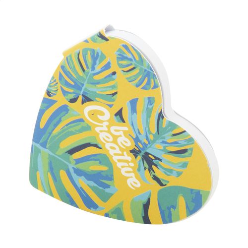 Bloc-Notes Autocollant Personnalisé Creastick Heart - 4