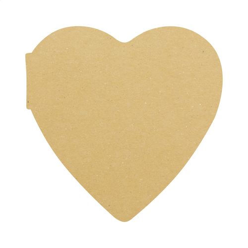 Bloc-Notes Autocollant Personnalisé Creastick Heart Eco - 2